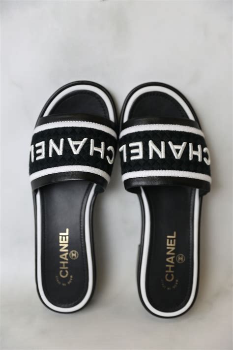 chanel slides for sale